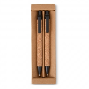Kit Ecológico Caneta e Lapiseira Cortiça