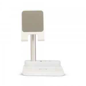 Base de Carregamento com Suporte Celular e Luminária